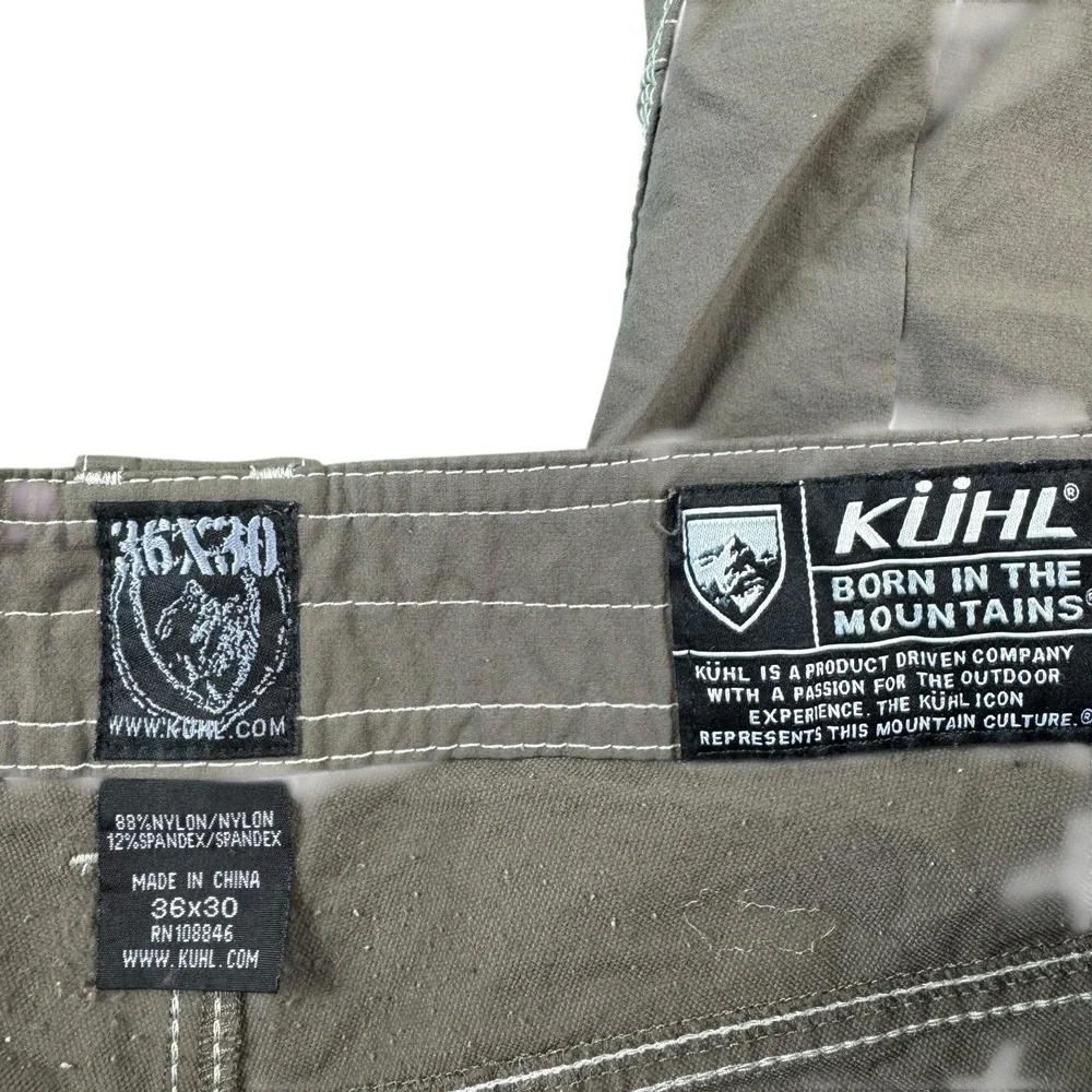 Kuhl Dark Brown Nylon Men's Hiking Outdoor‎ Pant Size 36x30
